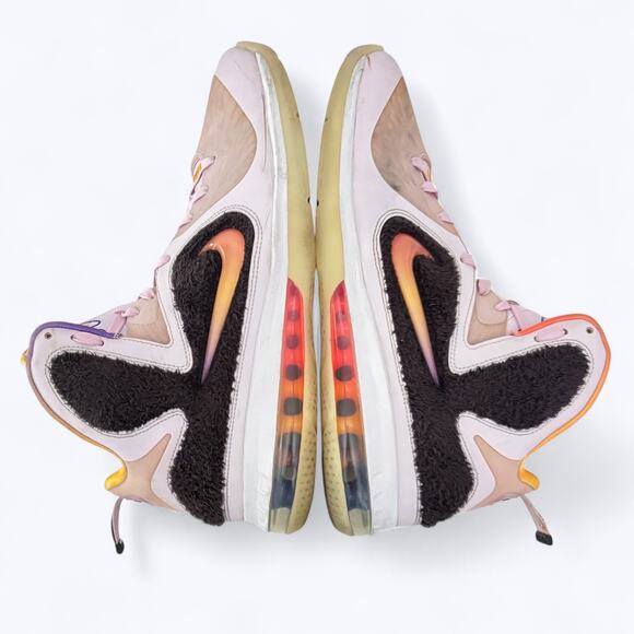 Nike LeBron 9 King of LA Basketball Shoes Regal Pink Mens Size 10.5 Mid High Top - Picture 3 of 10